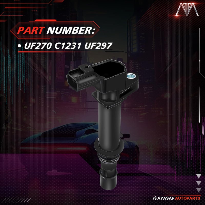 MAYASAF UF270 Replacement Ignition Coils for Dodge Dakota 2000-08, Durango 2000-08, Nitro 2007-08, Ram 1500 2002-08, for Jeep Commander 2006-08, Grand Cherokee, Liberty, for Chrysler, for Mitsubishi - Image 2